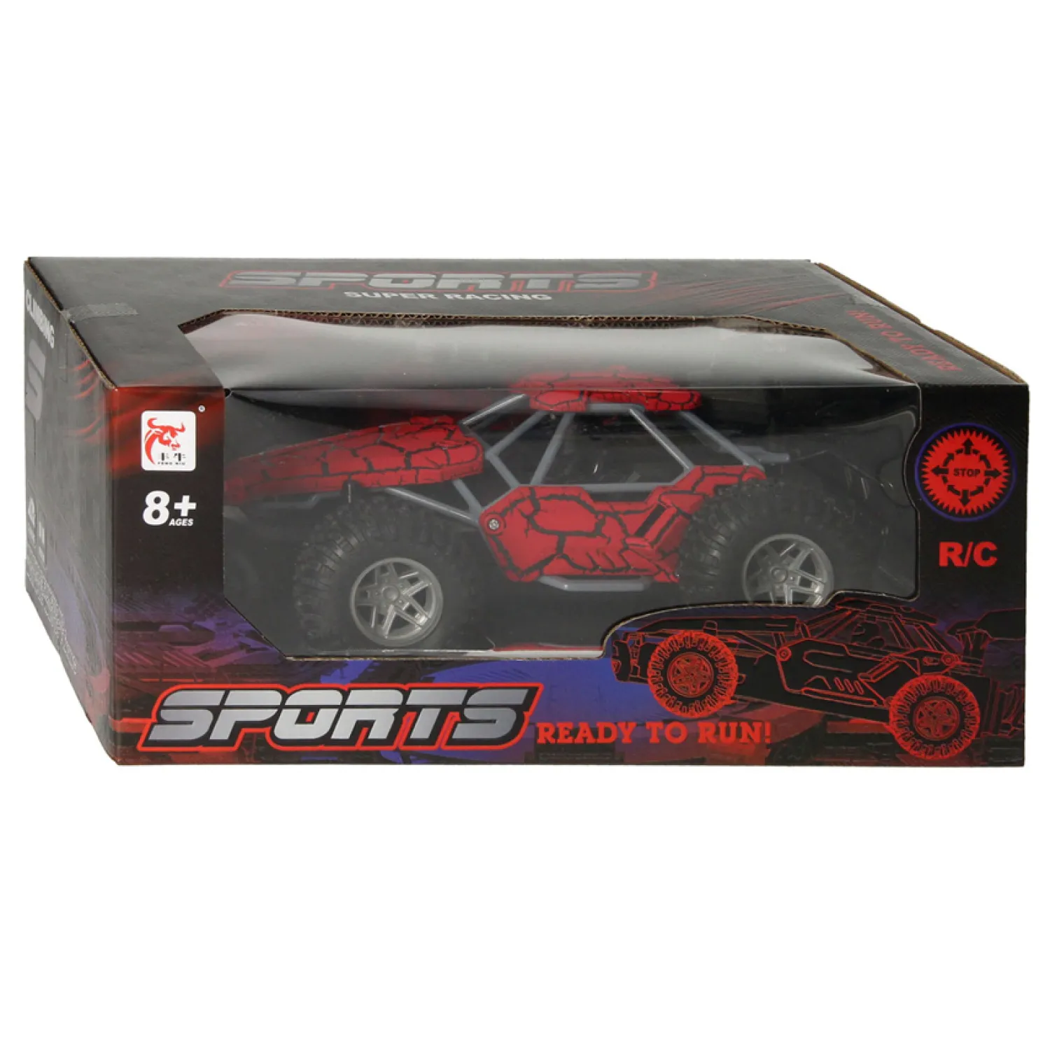 RC Auto met Rookfunctie - Rood- Discount