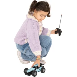 RC Bestuurbare Auto met Rookfunctie - Blauw Discount