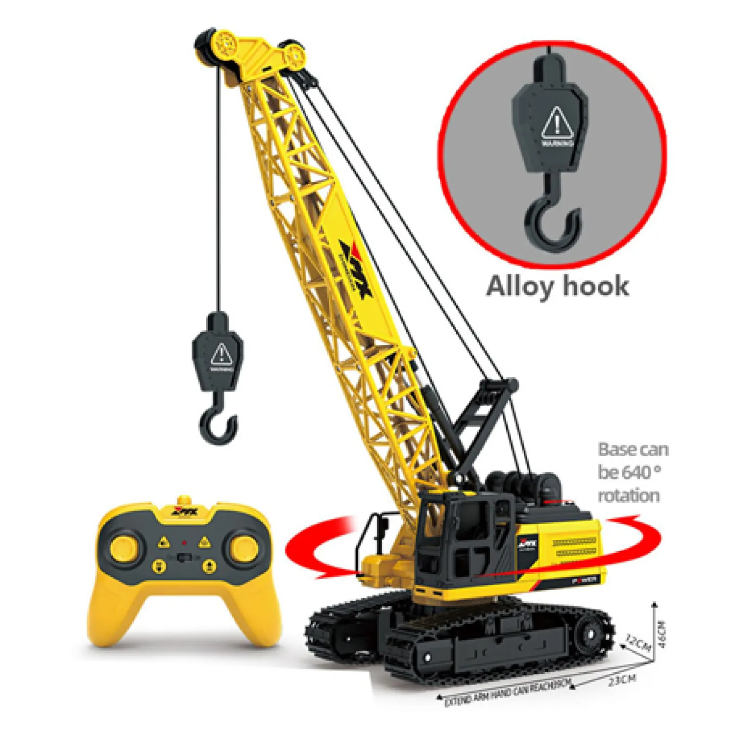 RC Bestuurbare Hijskraan op Rupsbanden> Online