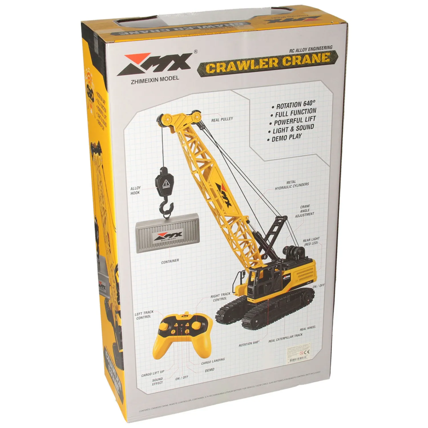 RC Bestuurbare Hijskraan op Rupsbanden> Online