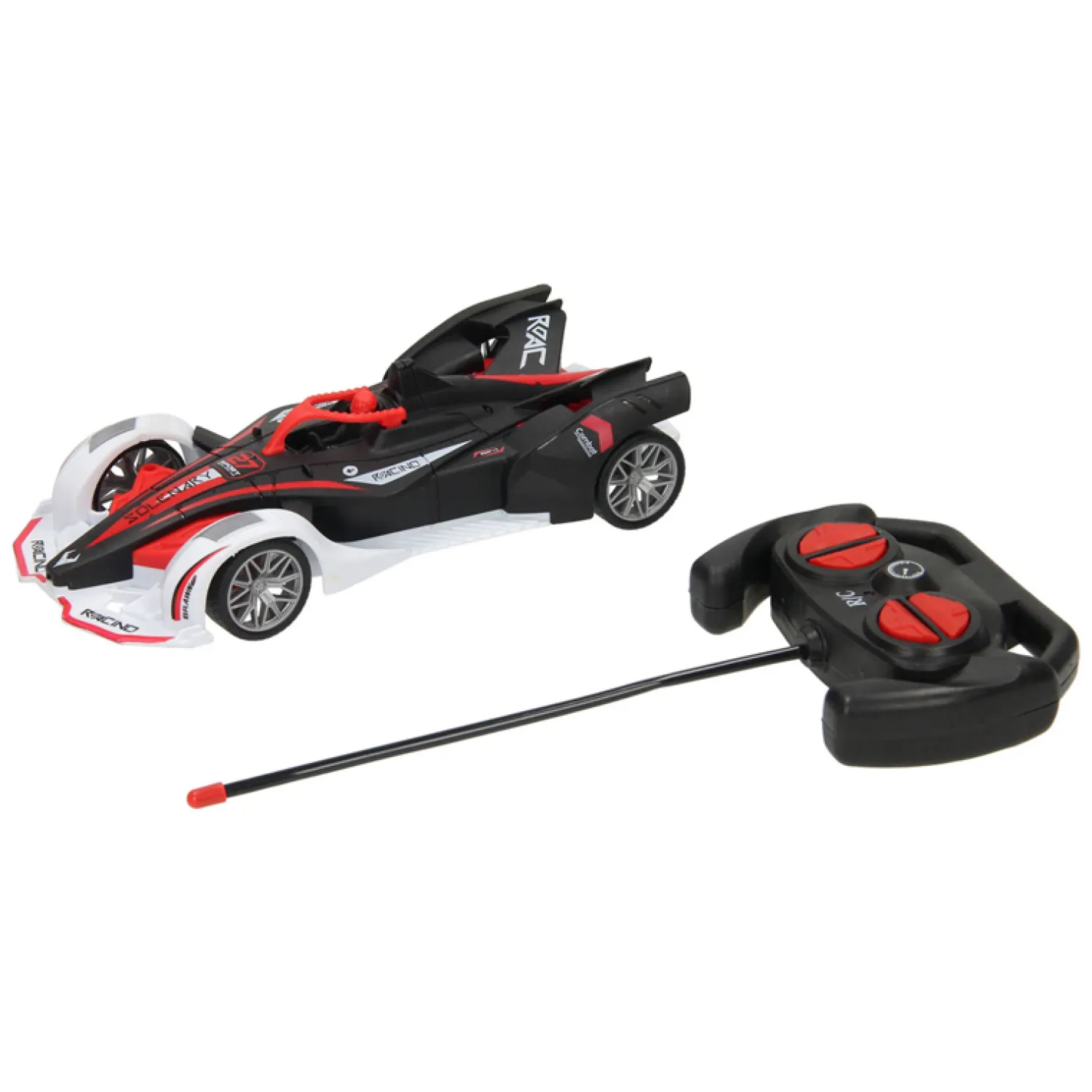 RC Racer Rood/Zwart Bestuurbare Auto