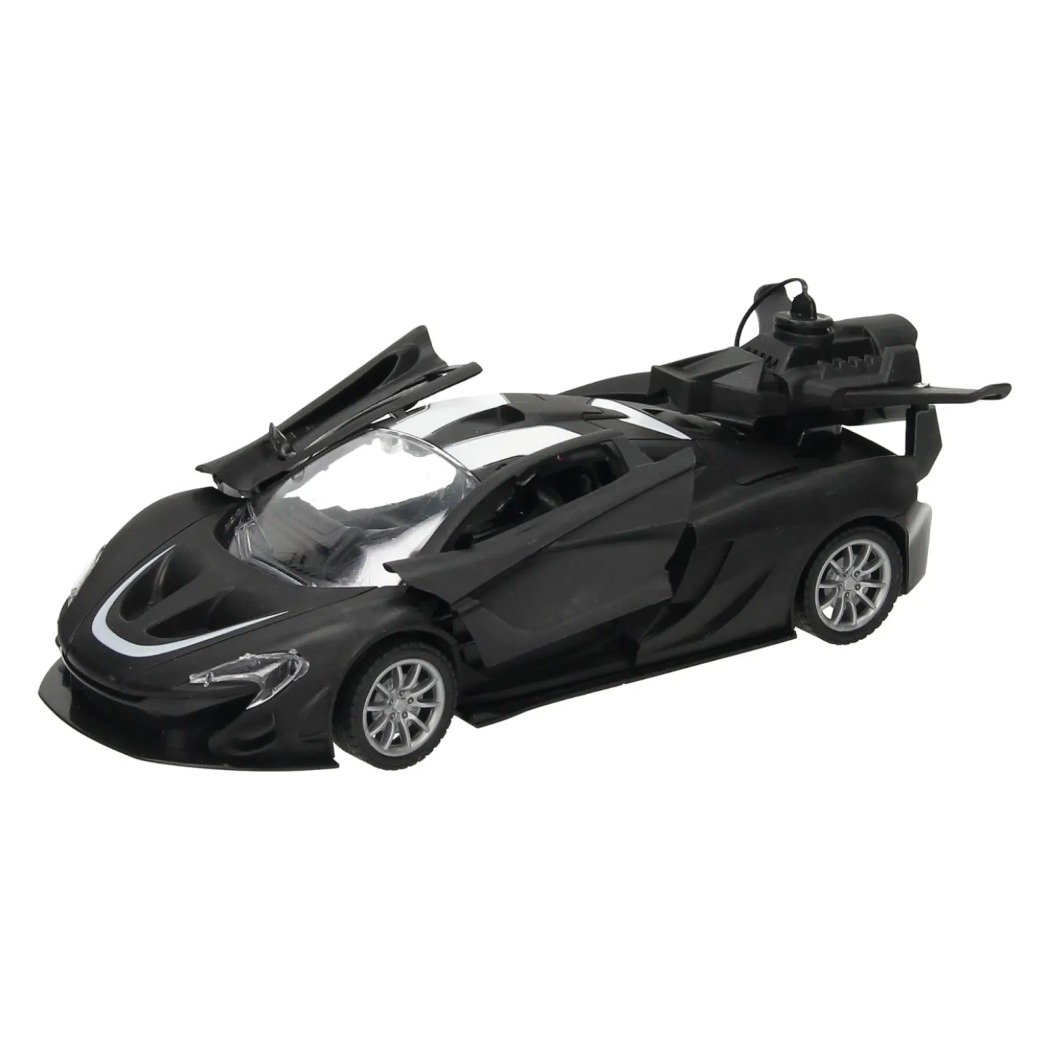 RC Sportwagen met Stoomfunctie Zwart