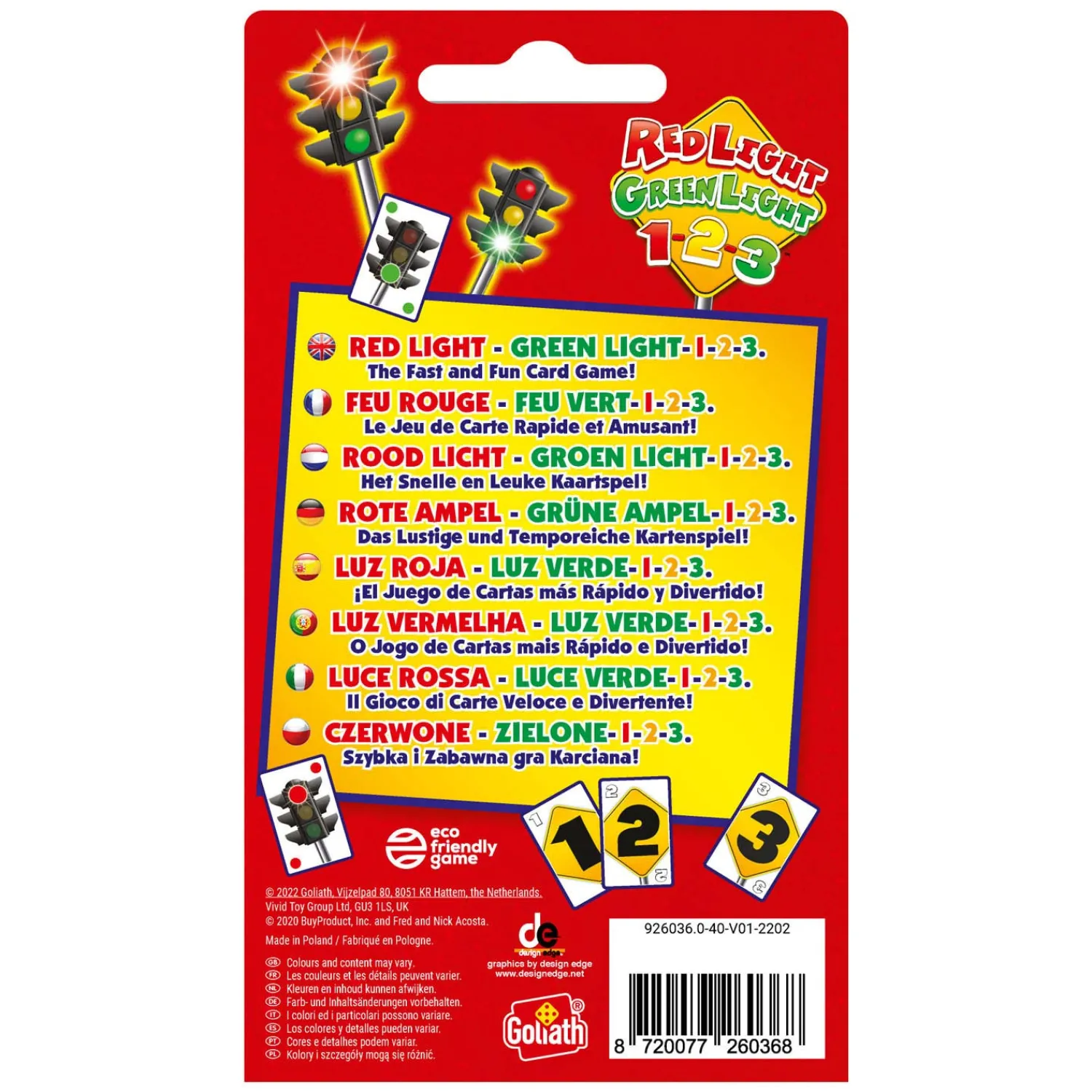 Red Light Green Light Kaartspel-Goliath Games Clearance