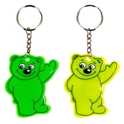 Reflectie Sleutelhanger Beer, 12st. New