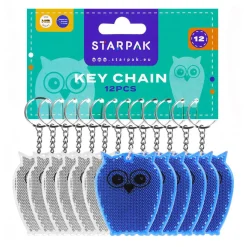 Reflectie Sleutelhanger Uil, 12st.