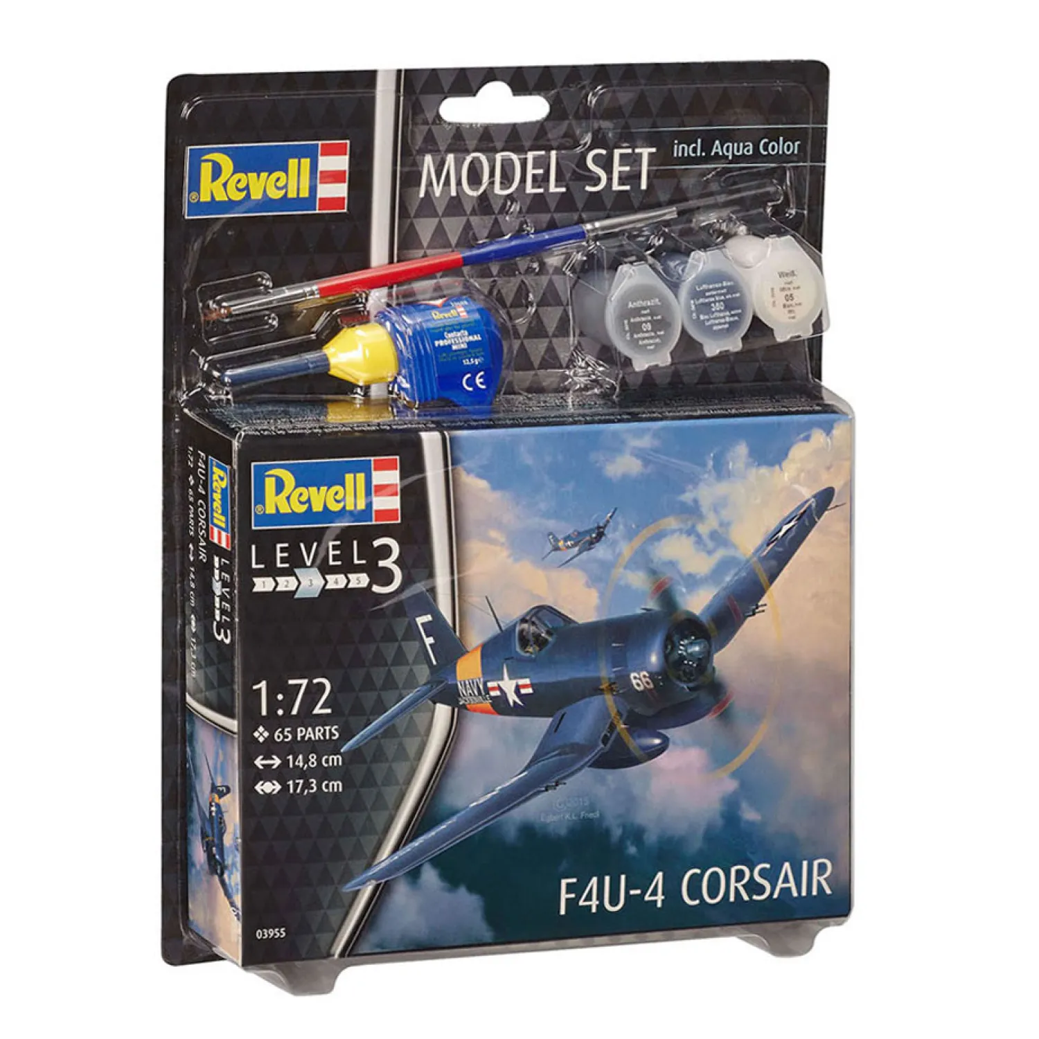 Model Set F4U-4 Corsair Jachtvliegtuig-Revell New