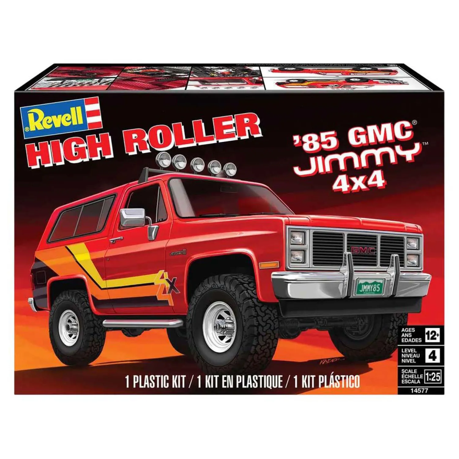 Modelbouwpakket - '85 GMC Jimmy High Roller 1:25-Revell New