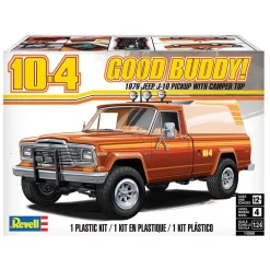 Revell Modelbouwpakket  - 1979 Jeep J-10 Pickup with camper top 1:24 -