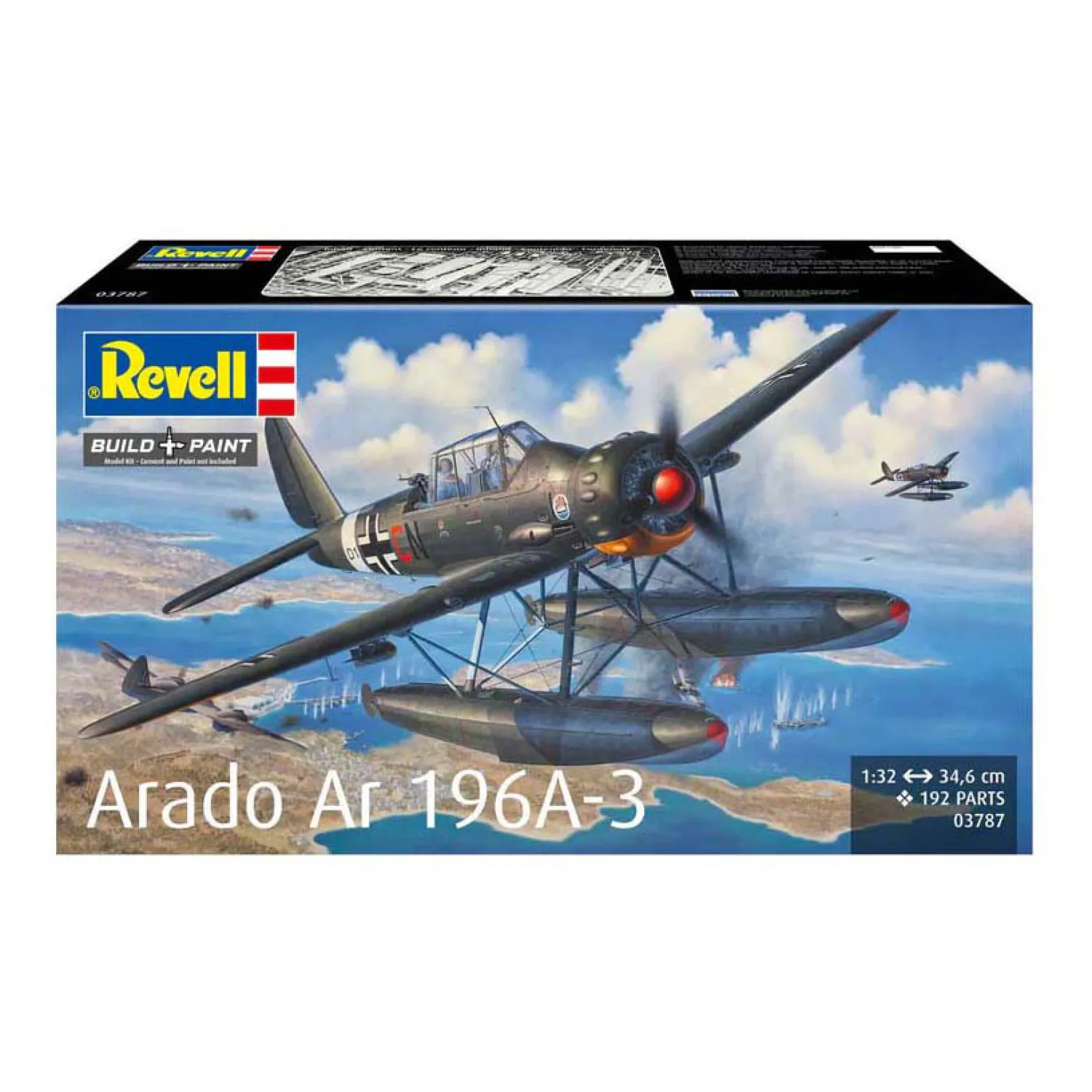 Modelbouwpakket - Arado Ar196A-3 Seaplane 1:32 - 192dlg.-Revell Hot