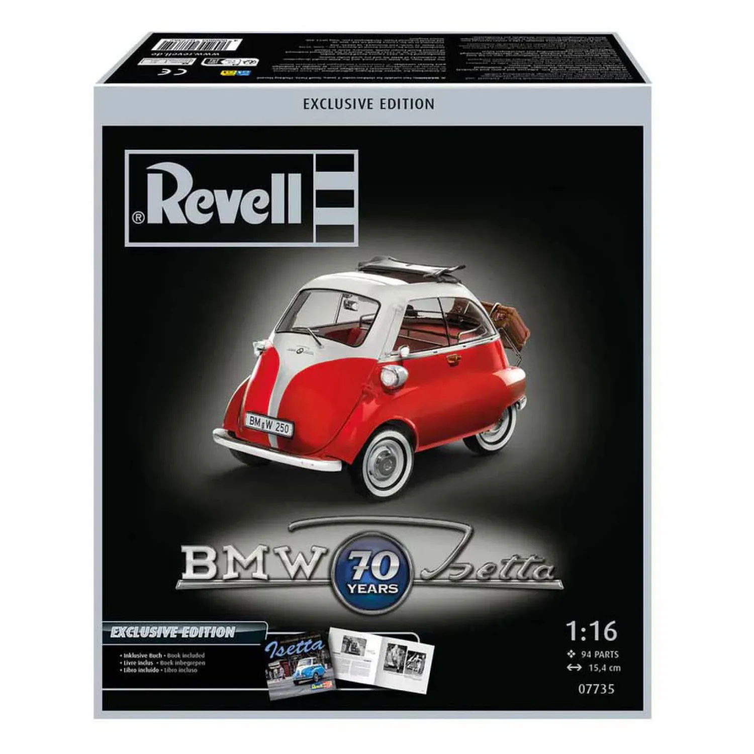 Modelbouwpakket - BMW Isetta 250 - 70 Years of the Isetta 1:16 - 94dlg.>Revell Sale