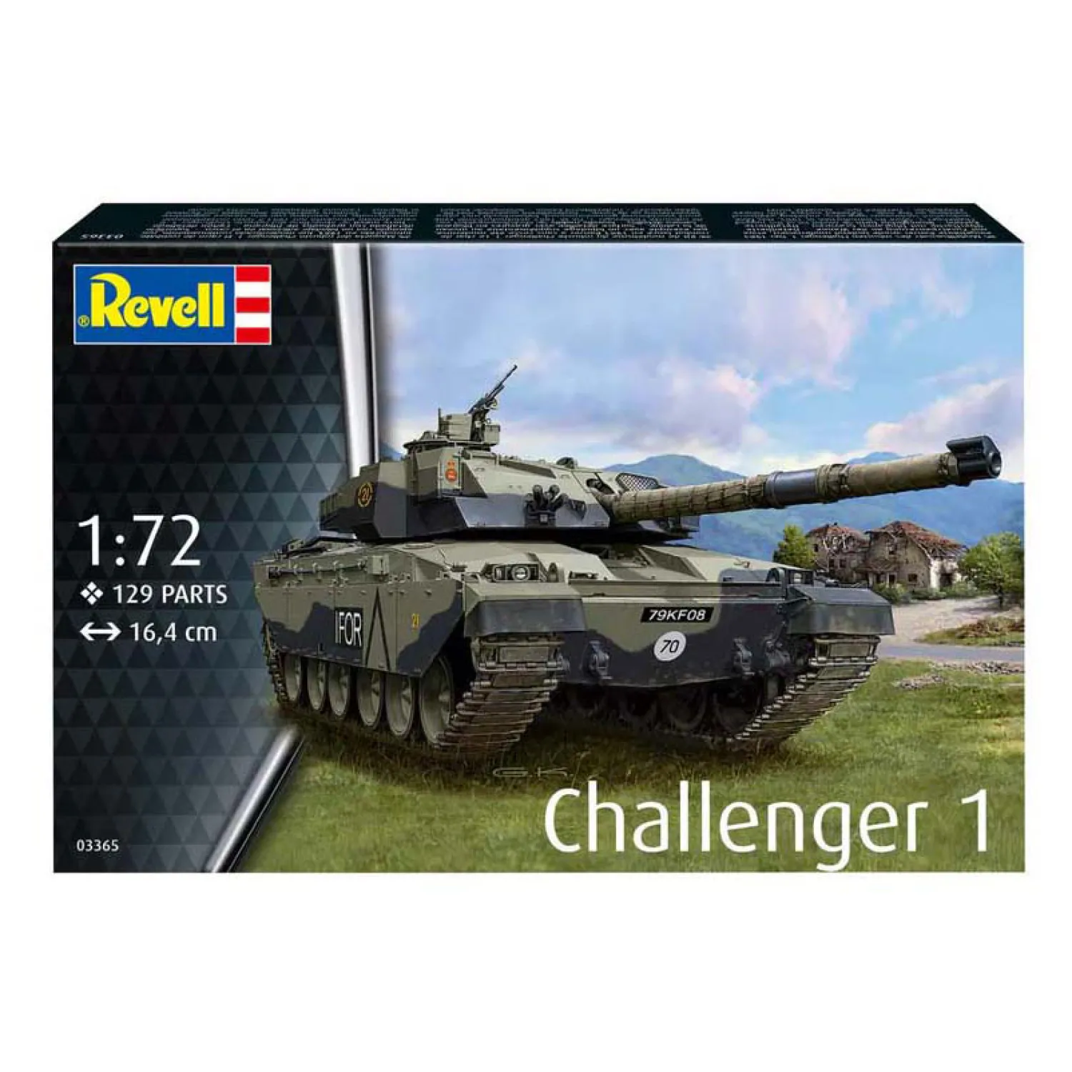 Modelbouwpakket - Challenger 1 1:72 - 129dlg.-Revell