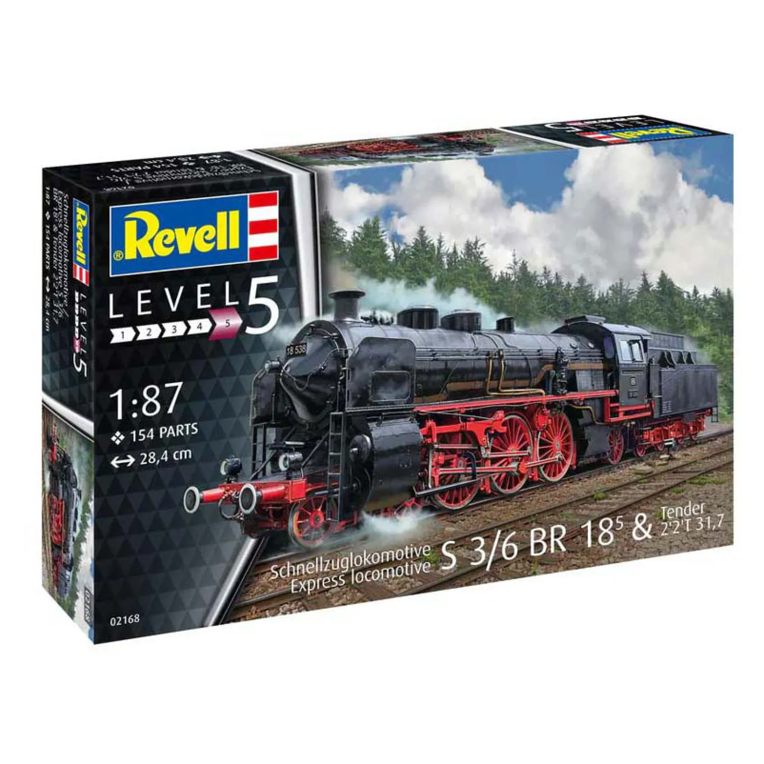 Modelbouwpakket - Express Locomotive 1:87 - 154dlg.>Revell Best