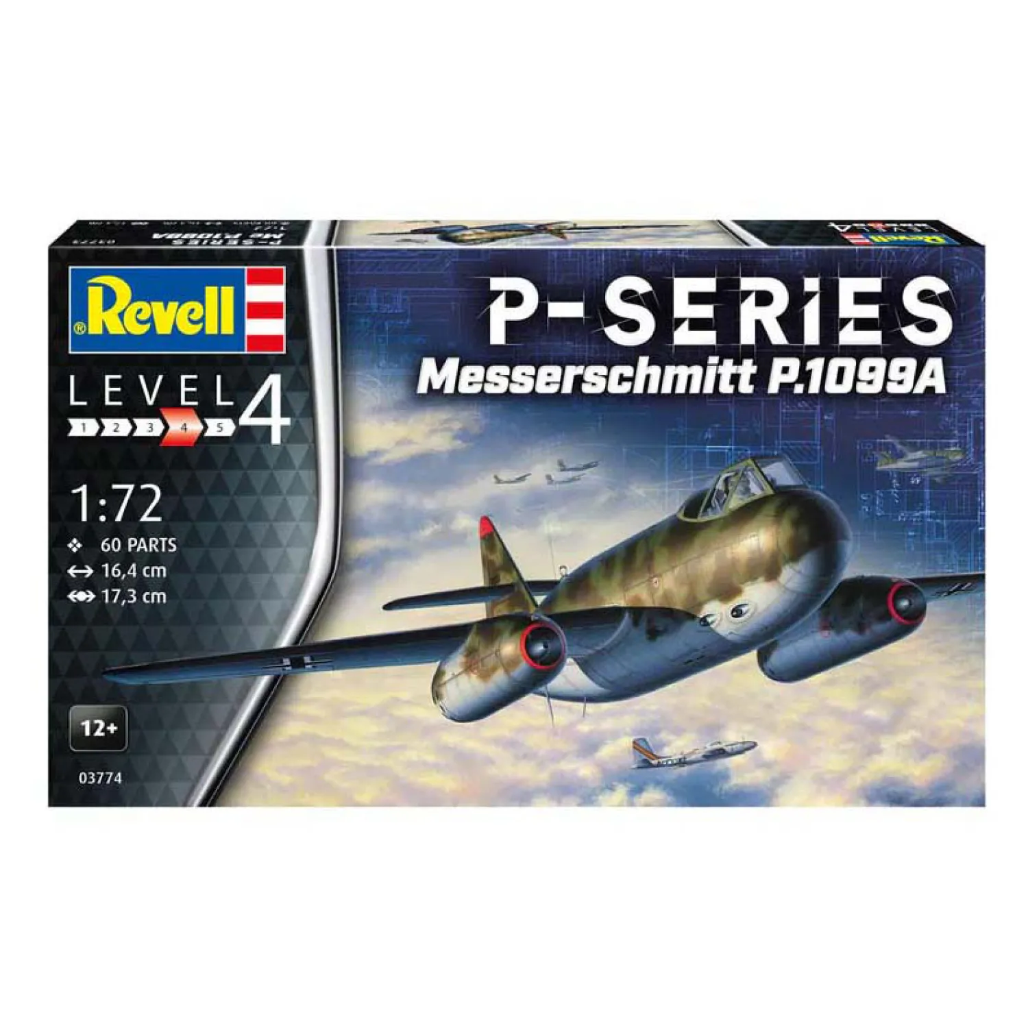 Modelbouwpakket - Messerschmitt P.1099A 1:72 - 60dlg.>Revell Discount
