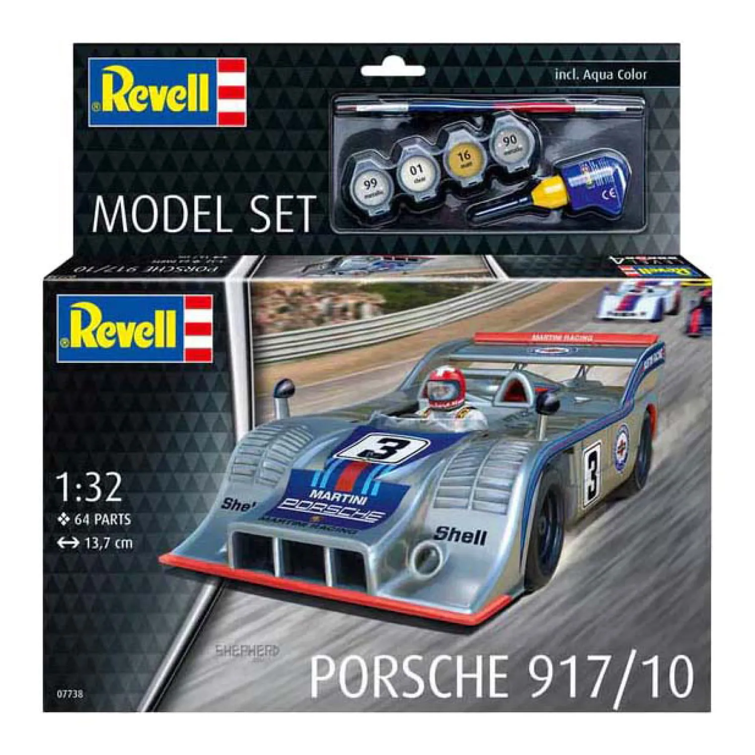 Modelbouwpakket - Porsche 917 1:32 - 64dlg.-Revell