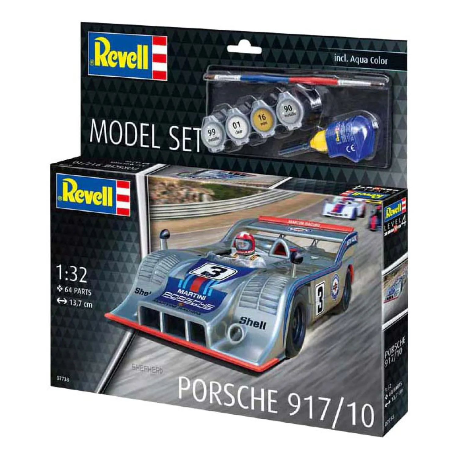 Modelbouwpakket - Porsche 917 1:32 - 64dlg.-Revell