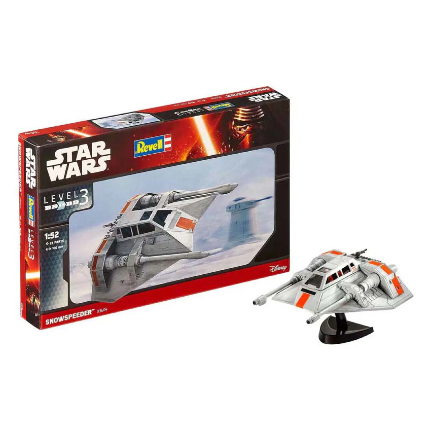 Modelbouwpakket - Ruimtevaart - Star Wars Snowspeeder 1:52 - 23dlg.>Revell Clearance