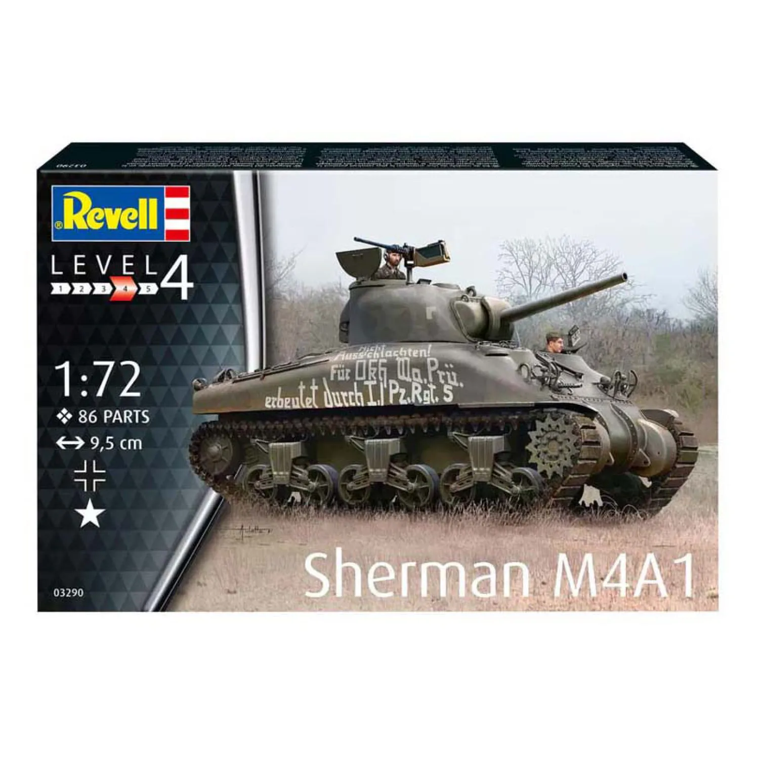 Modelbouwpakket - Sherman M4A1 1:72 - 86dlg.>Revell Best