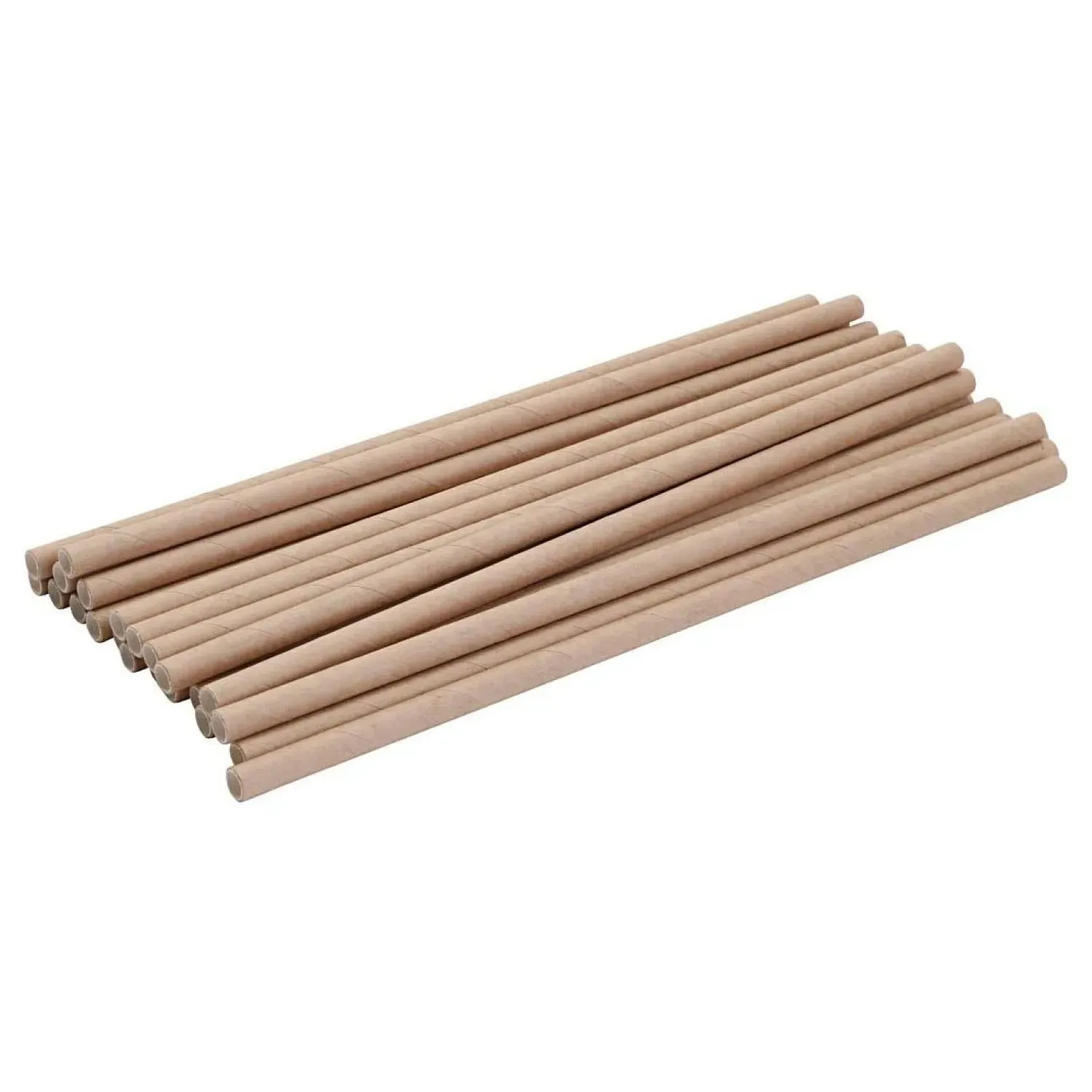 Rietjes van Ongebleekt Kraftpapier, 250st.>Creativ Company
