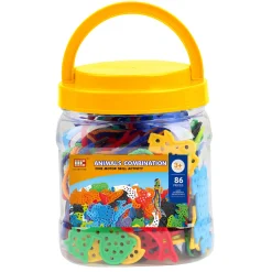 Rijgdieren in Opbergbox, 86dlg.- Best