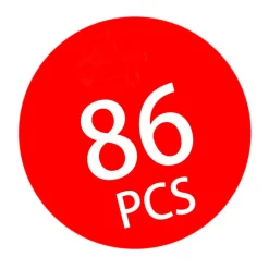 Rijgdieren in Opbergbox, 86dlg.- Best