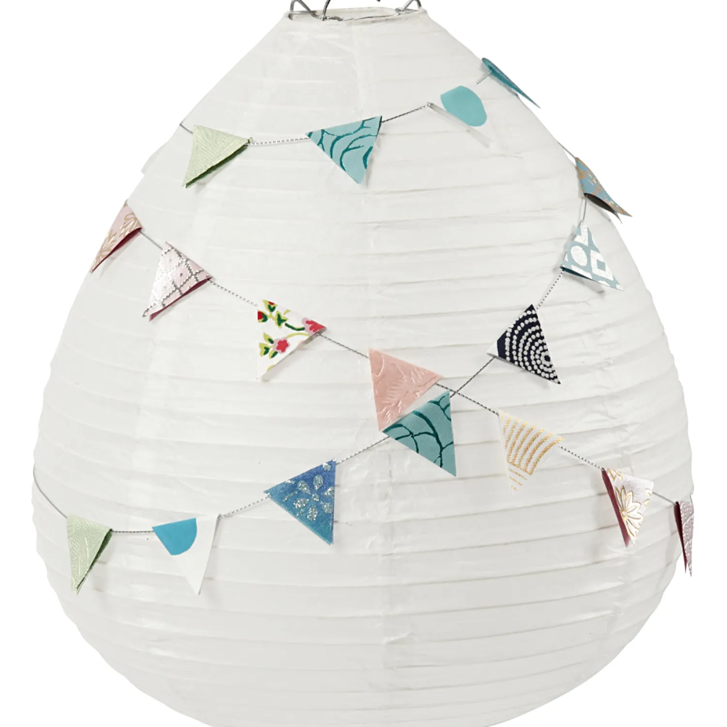 Rijstpapier Lamp Wit Druppel, 27cm>Creativ Company Hot