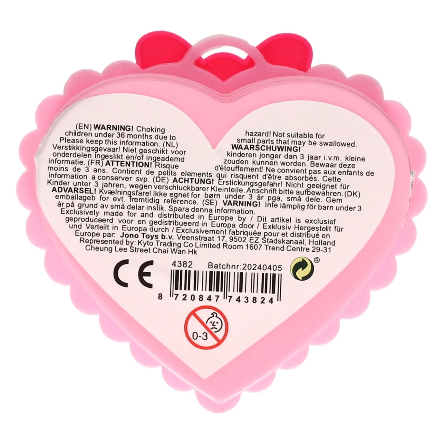 Ringen in Sieradendoos Hart, 8st.> Clearance