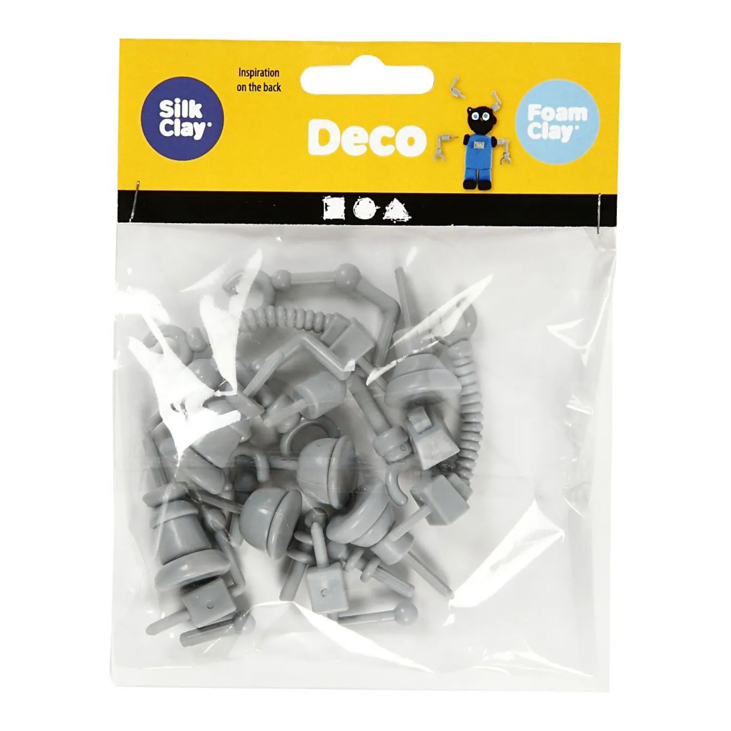 Robot Onderdelen Grijs, 19st.-Creativ Company Sale