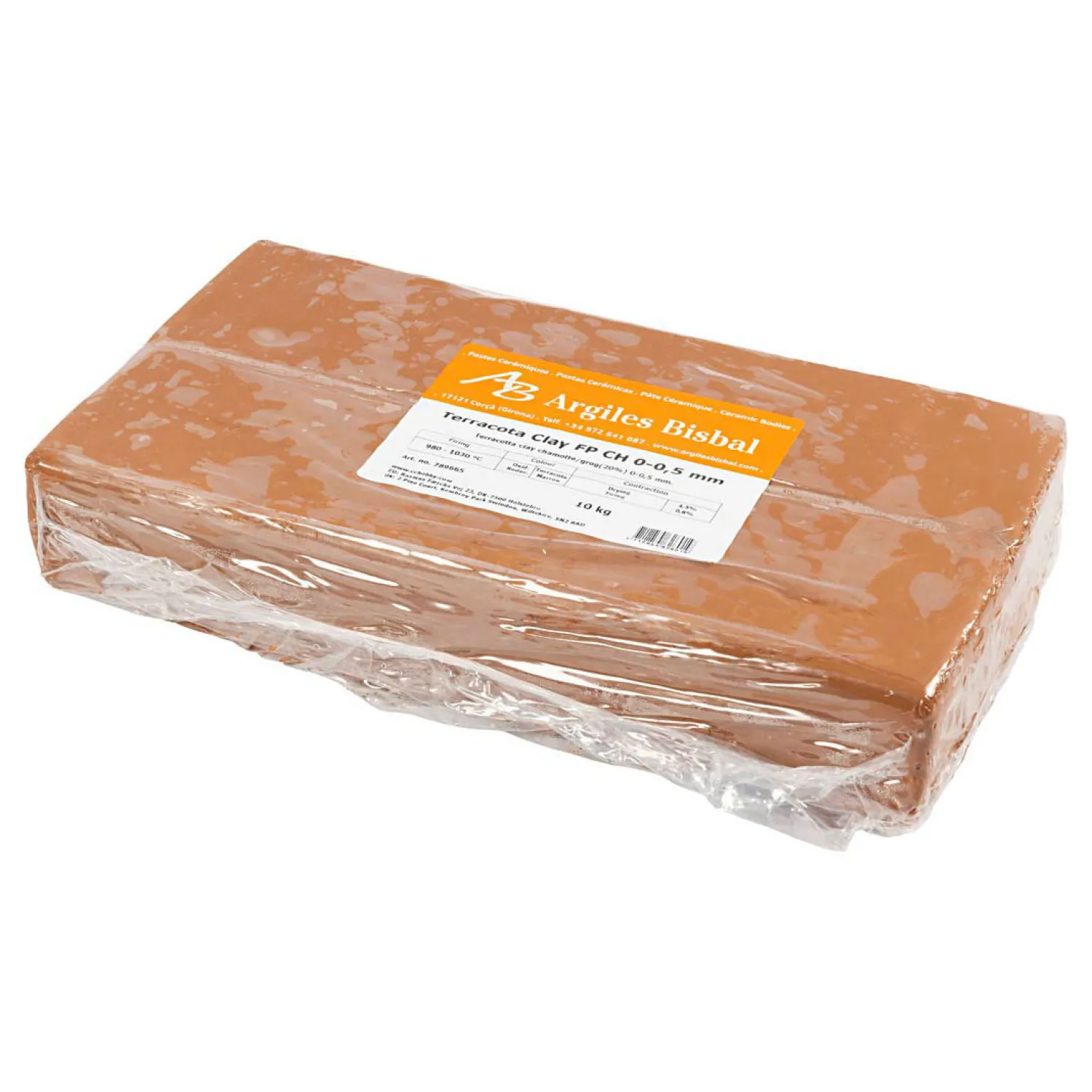 Rode Klei met Chamotte, 10kg>Creativ Company Outlet