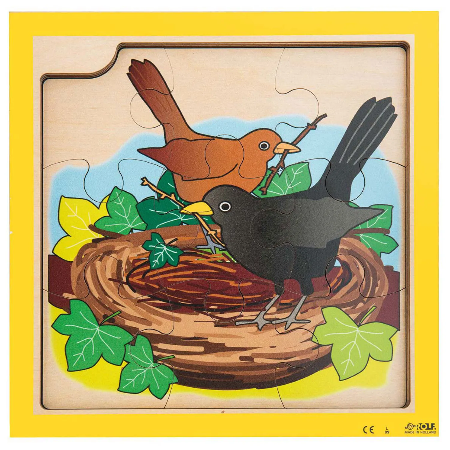 Rolf - Groei en 4 Lagenpuzzel Merel - 36st.