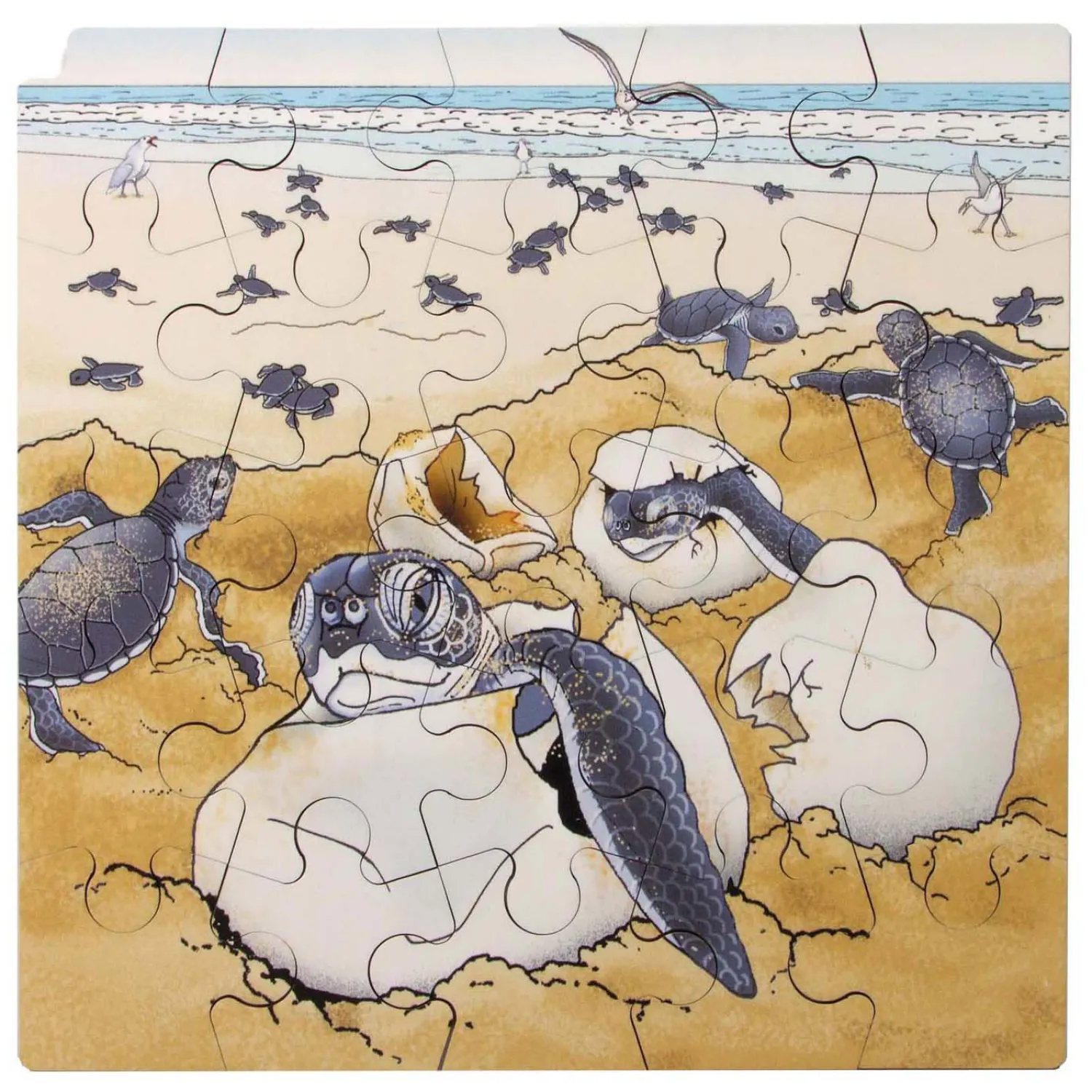 Rolf - Groei en 4 Lagenpuzzel Schildpad - 86st. Outlet