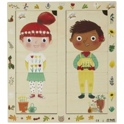 Rolf - Houten Aankleedpuzzel Seizoenen Sale