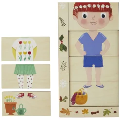 Rolf - Houten Aankleedpuzzel Seizoenen Sale