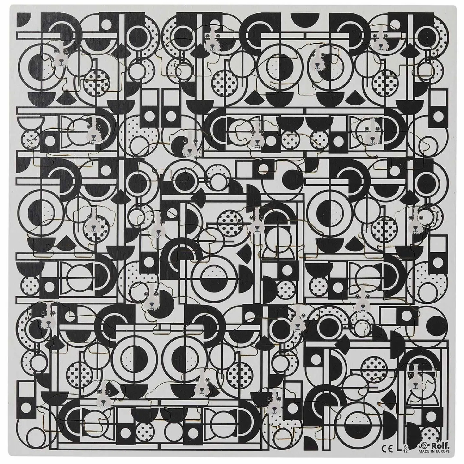 Rolf - Houten Legpuzzel Dierenfamilie, 20st. Discount