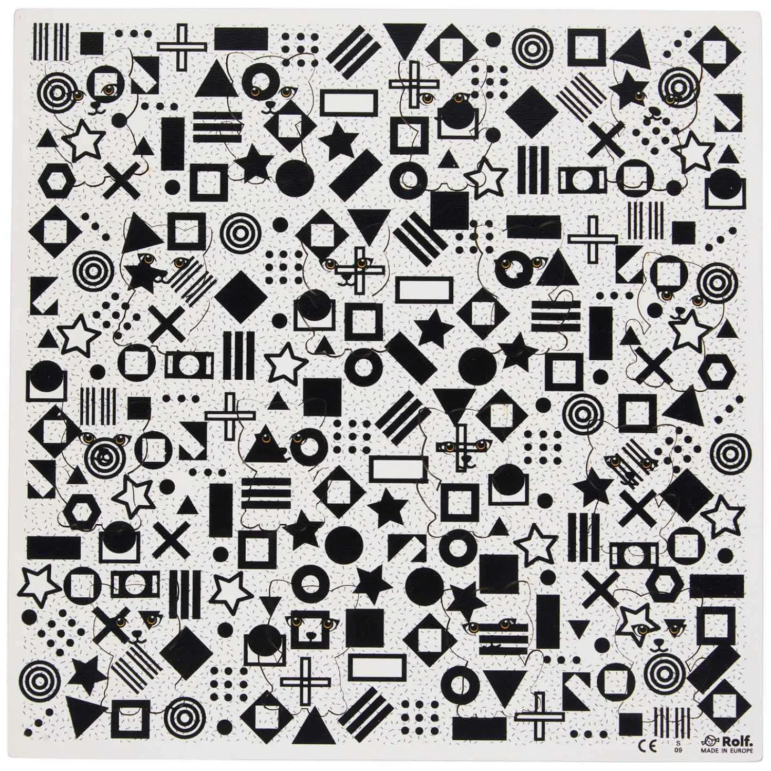 Rolf - Houten Legpuzzel Dierenfamilie, 20st. Discount