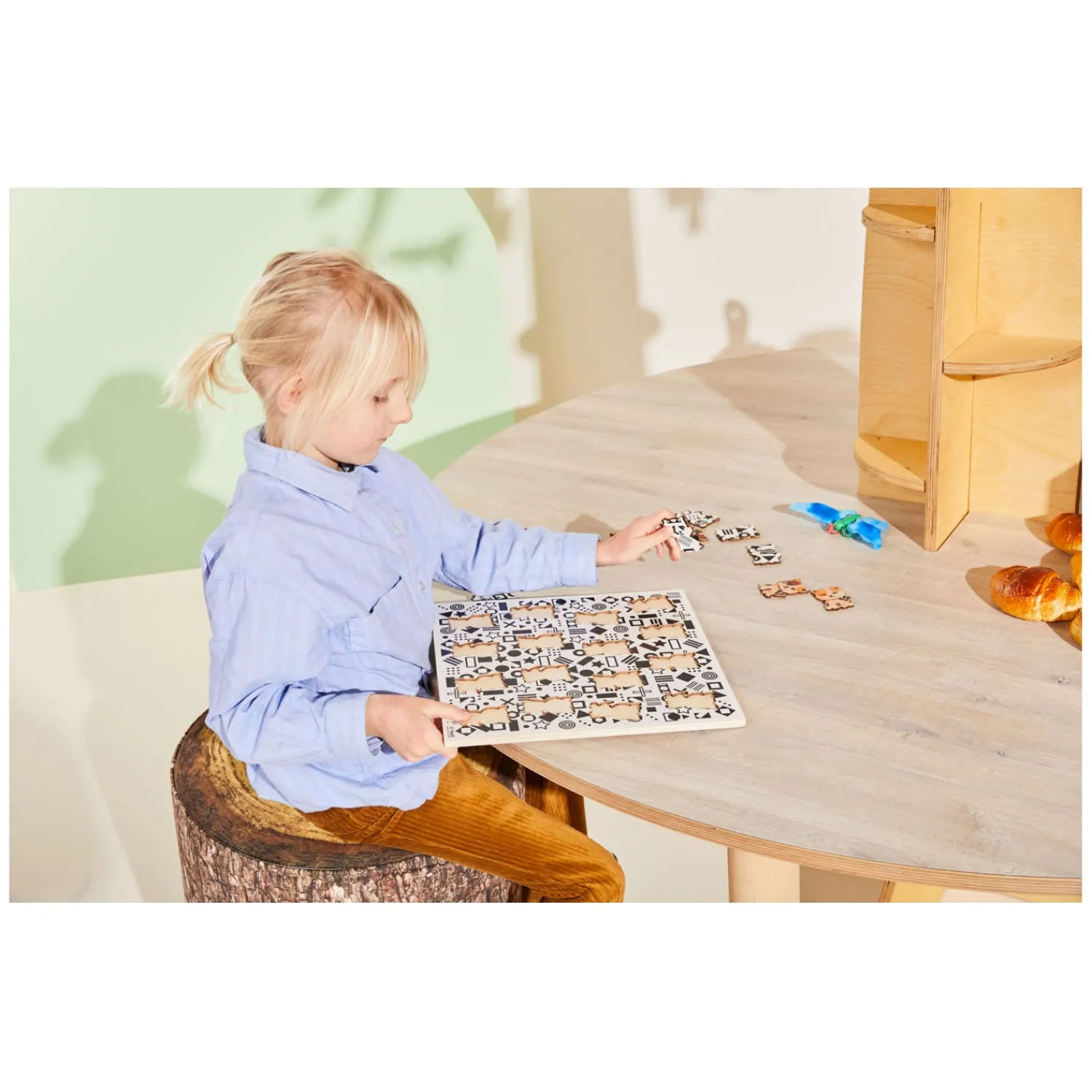 Rolf - Houten Legpuzzel Dierenfamilie, 20st. Discount