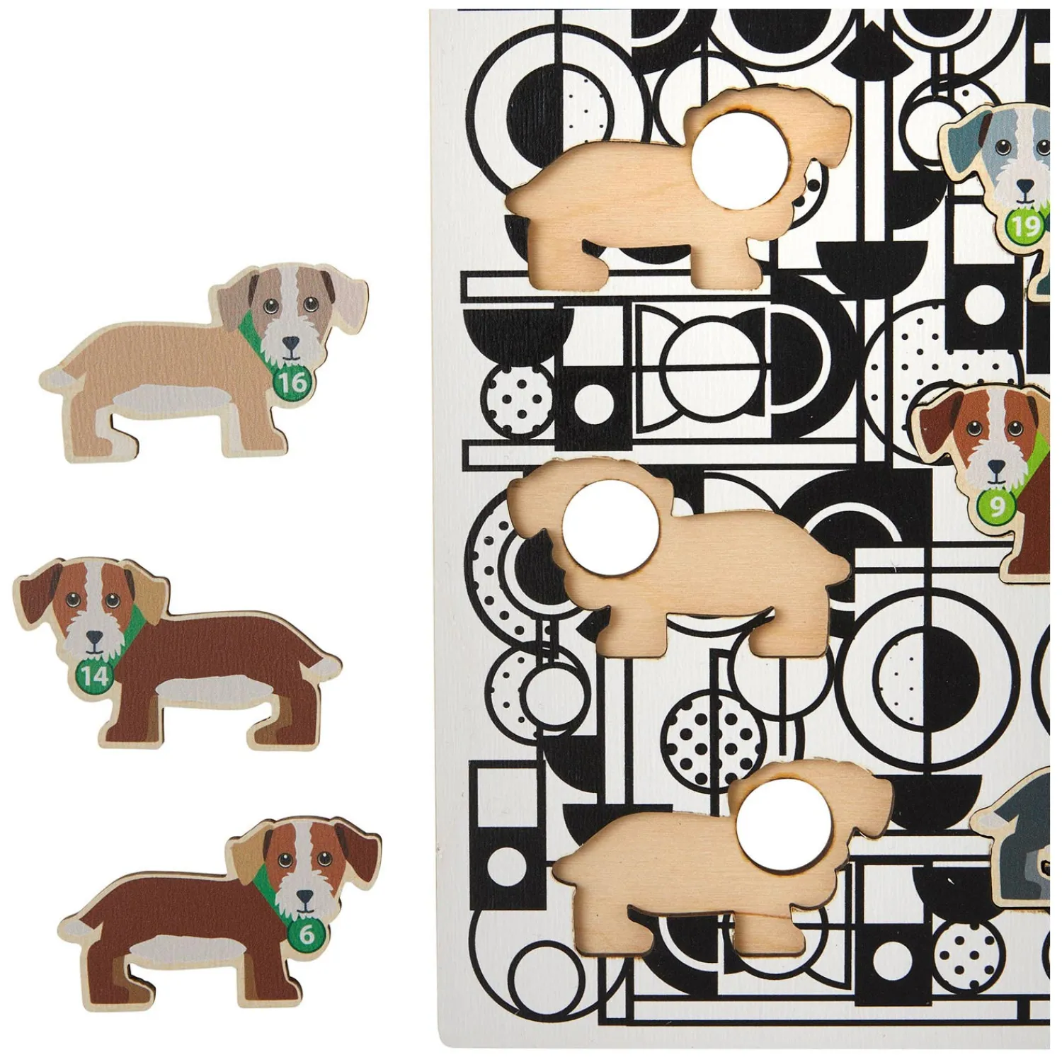 Rolf - Houten Legpuzzel Dierenfamilie, 20st. Discount
