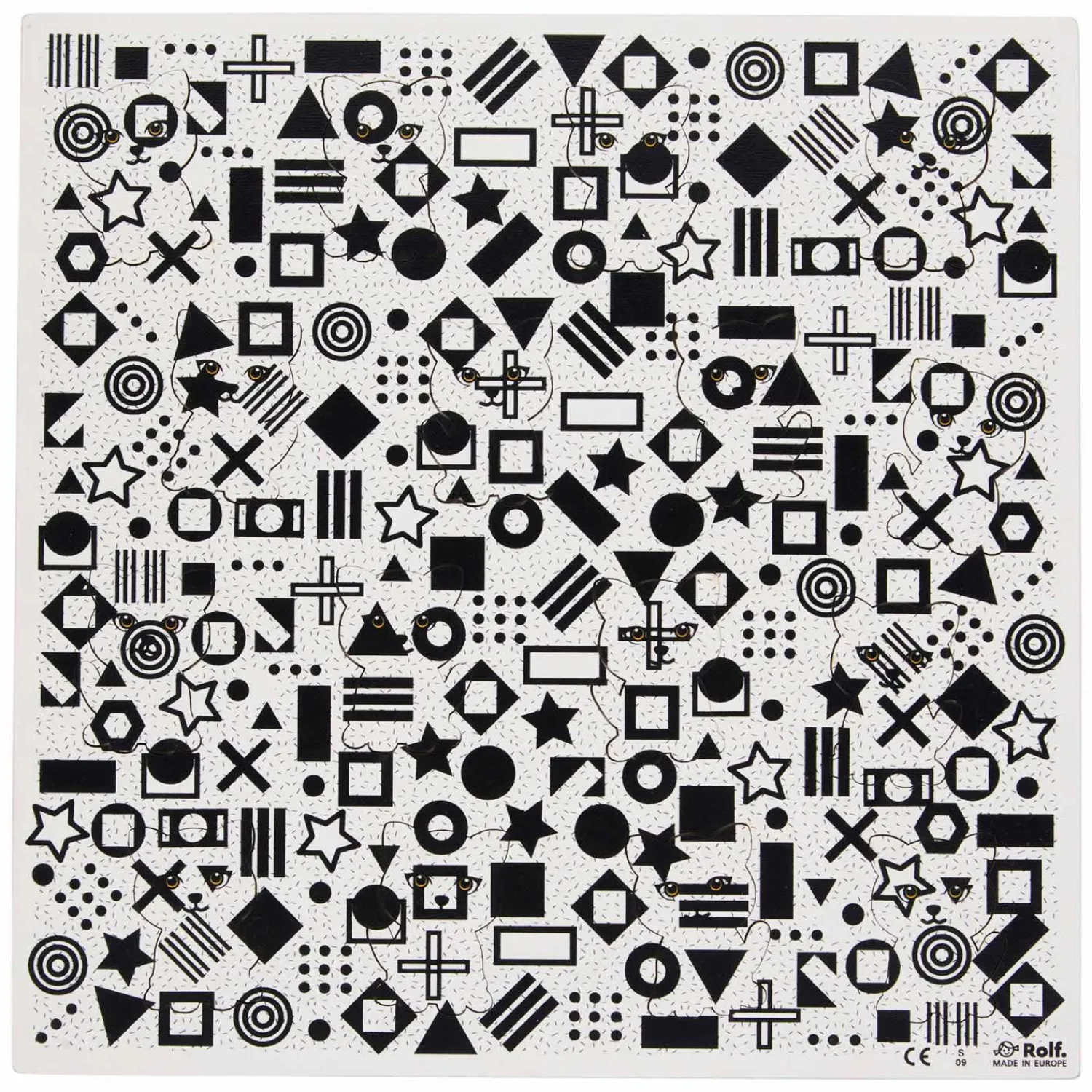 Rolf - Houten Legpuzzel Dierenfamilie, 20st. Discount