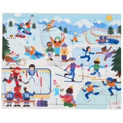 Rolf - Houten Legpuzzel Winterspelen, 72st. Sale