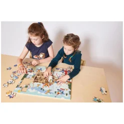 Rolf - Houten Legpuzzel Winterspelen, 72st. Sale