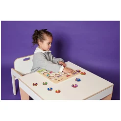 Rolf - Houten Noppenpuzzel Bloemen, 10st. Best