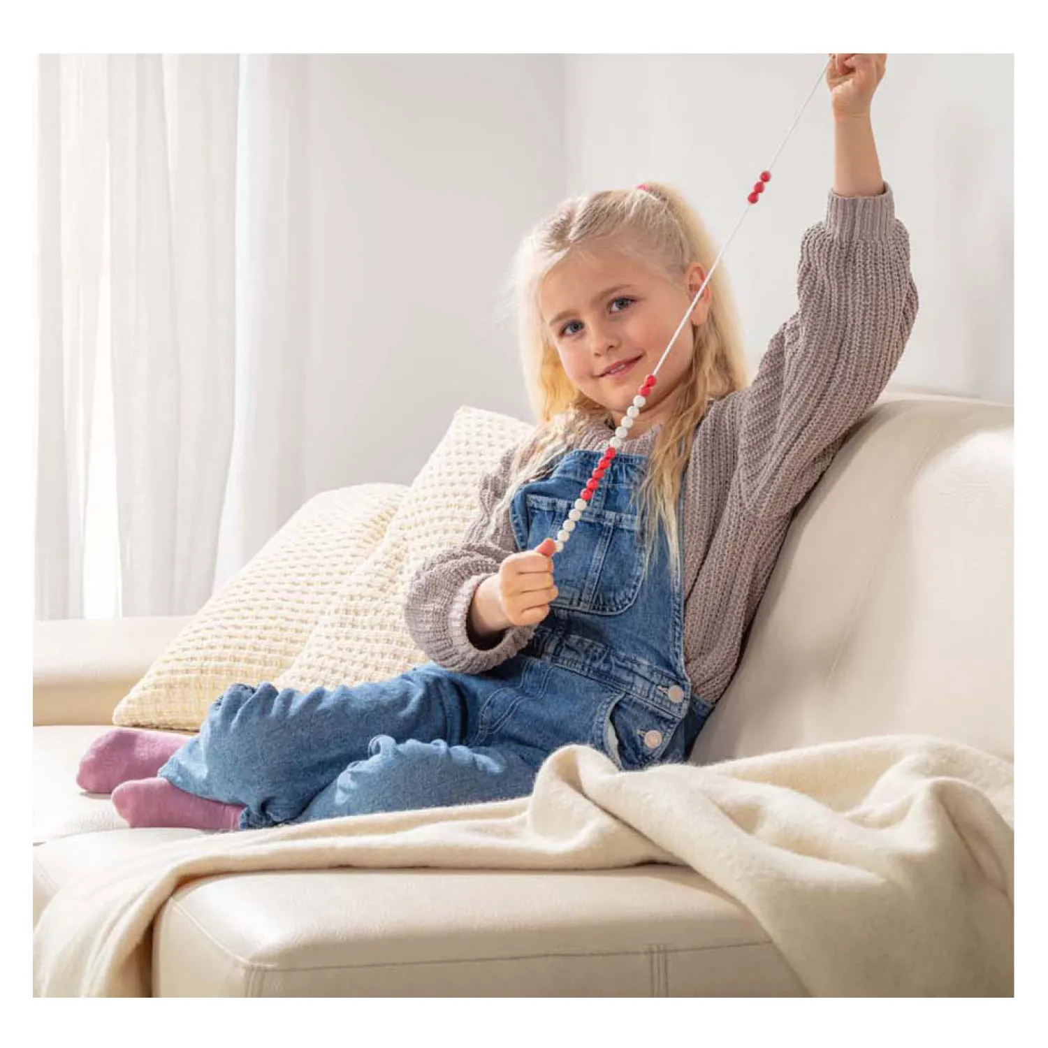 Rolf - Houten Rekensnoer Leerlingmodel - 20 Kralen Sale