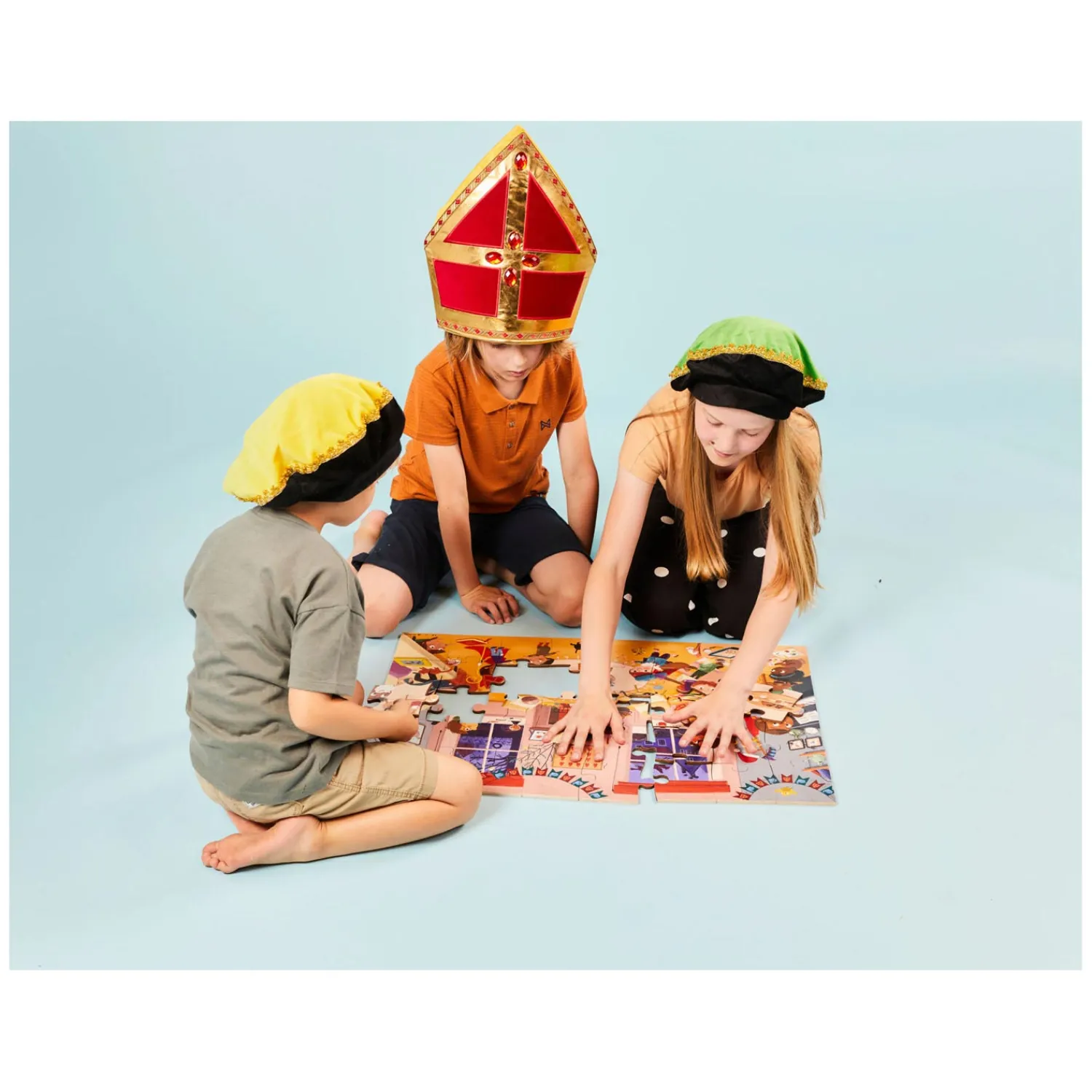 - Houten Vloerpuzzel Sinterklaas, 40st.-Rolf Discount