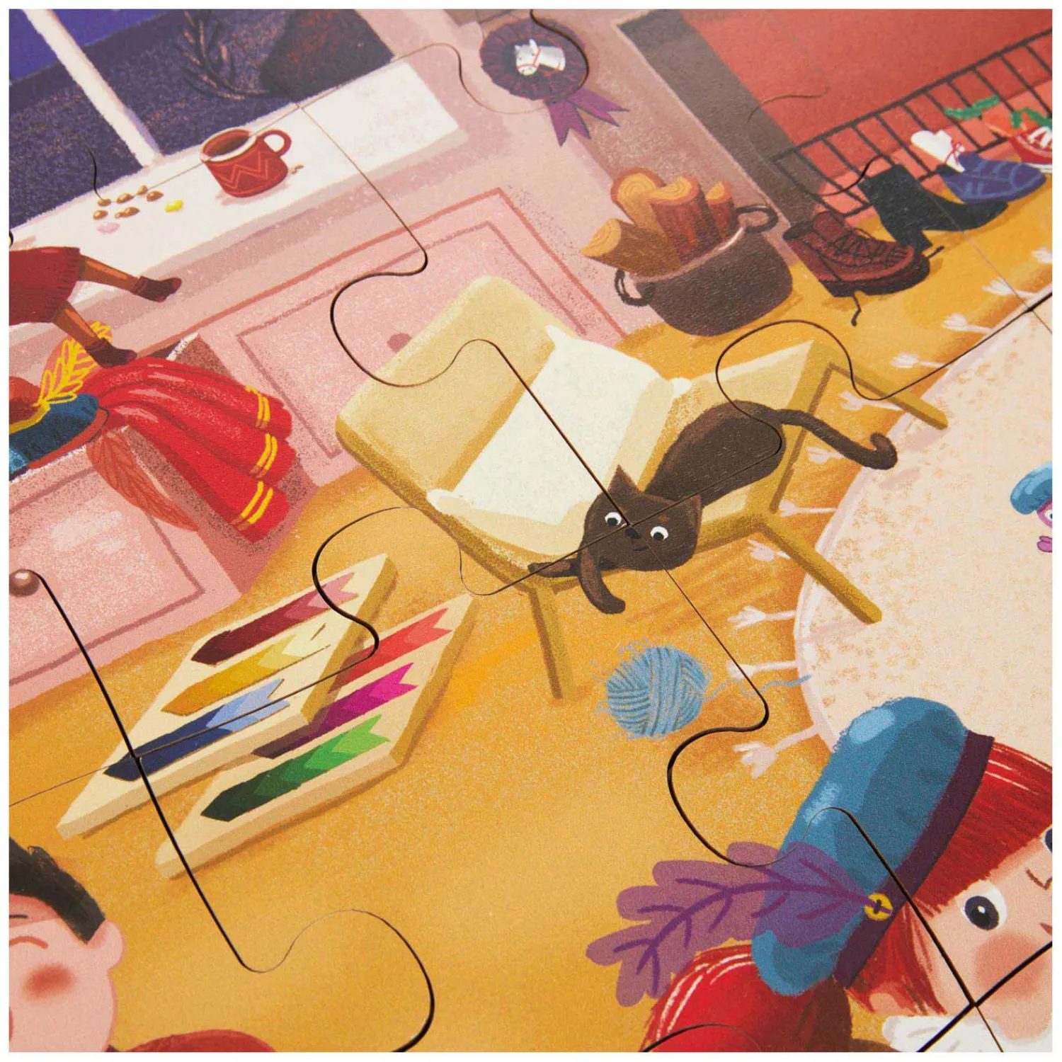 - Houten Vloerpuzzel Sinterklaas, 40st.-Rolf Discount