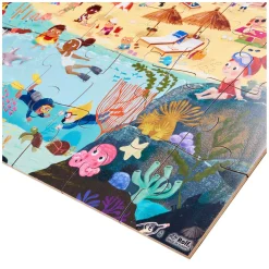 Rolf - Houten Vloerpuzzel Zomer, 40st.