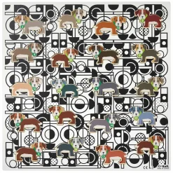 - Houten Vormenpuzzel Hondenfamilie, 20st.-Rolf Discount