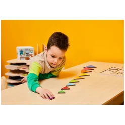 Rolf - Relief Houten Vormenpuzzel Ontdek Driekhoeken, 10st.