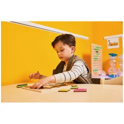 Rolf - Relief Houten Vormenpuzzel Vierkant Driehoek en Circkels, Set van 3 Discount