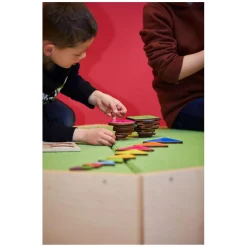 Rolf - Relief Houten Vormenpuzzel Vierkant Driehoek en Circkels, Set van 3 Discount