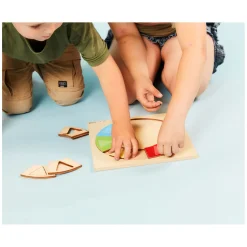 - Relief Puzzel Ontdek de kleur en Vorm Regenboogkring, 16st.><noscript><img width=