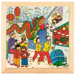 Connect - Houten Legpuzzel Chinees Nieuwjaar - 36st.-Rolf Hot